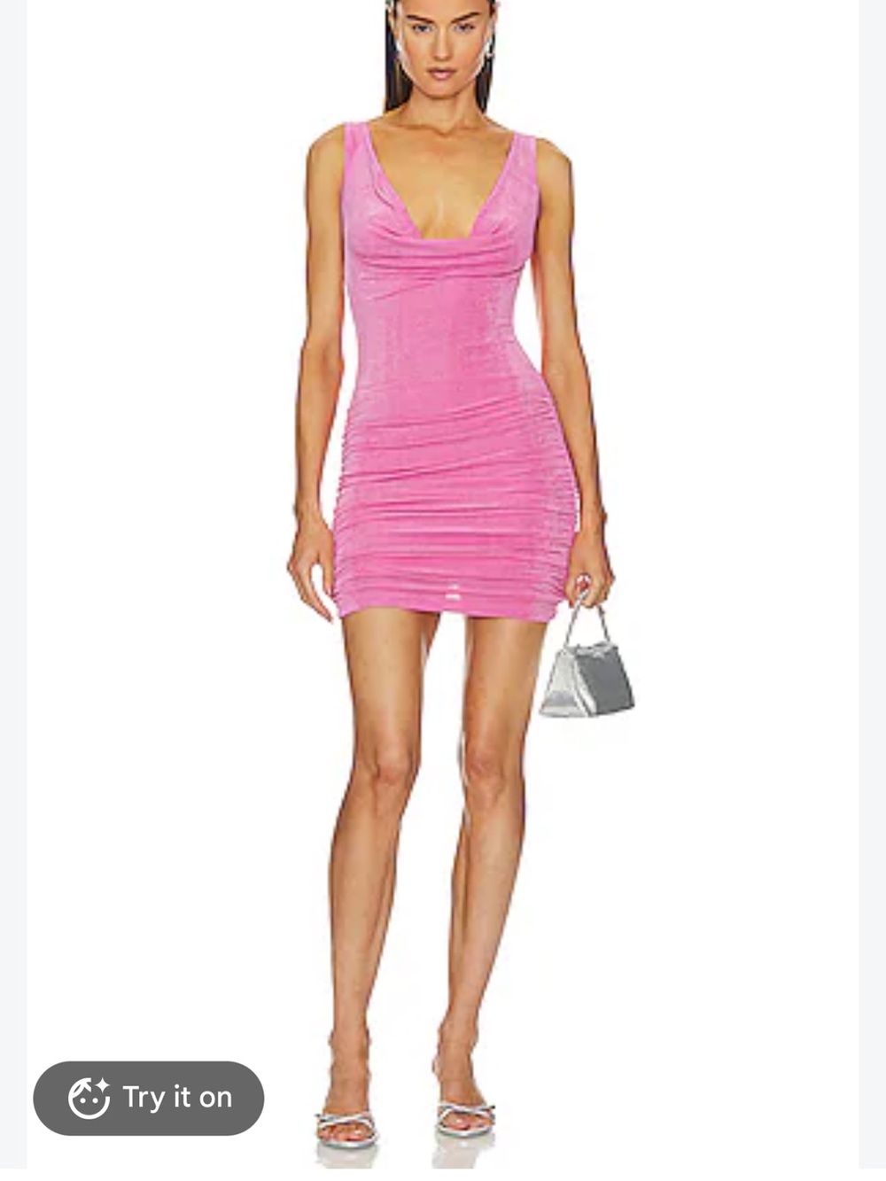 Significant Other Millie Mini Dress in Pop Pink